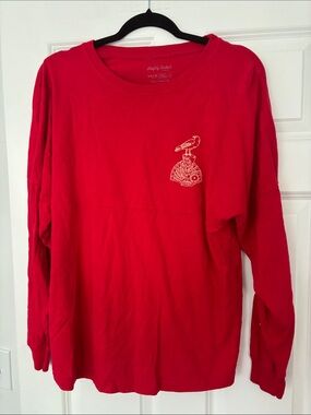 Blissfully Bookish red Ketterdam Six of Crows spirit jersey style top size small